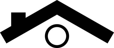 mimari ev inşa simgesi ana hat biçiminde