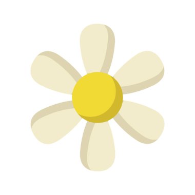 çiçek simgesi, düz tasarım