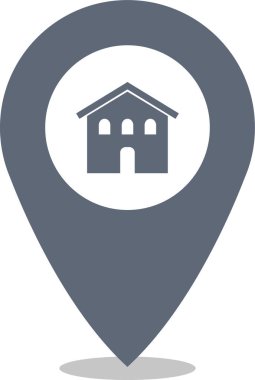 Harita işaretleyici vektör simgesi