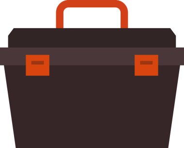 çanta valiz seyahat simgesi düz stil