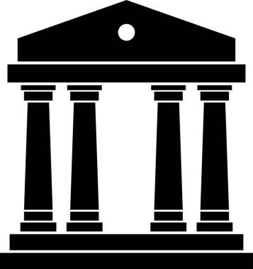 Banka oluşturma vektör simgesi