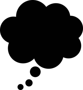 Düşünce baloncukları ile düşünce kabarcıkları