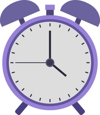 Saat simgesi vektör illüstrasyonu