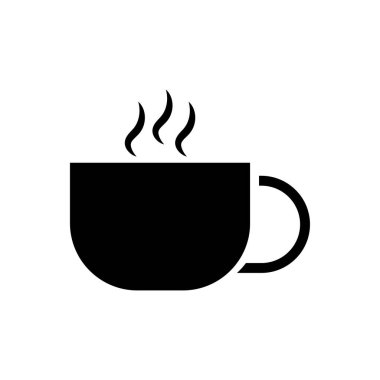 Kahve Kupası simgesi, vektör