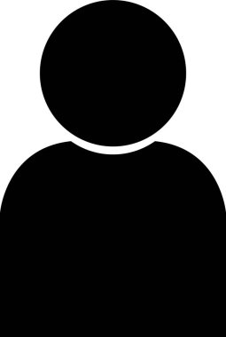 kullanıcı düz vektör simgesi