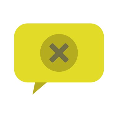 Ünlem işaretli baloncuk, simge vektörü