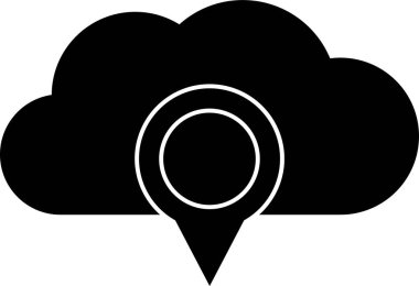 harita işaretleyici simgesi, basit tasarım