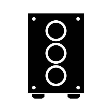 Trafik ışıkları simgesi, basit stil