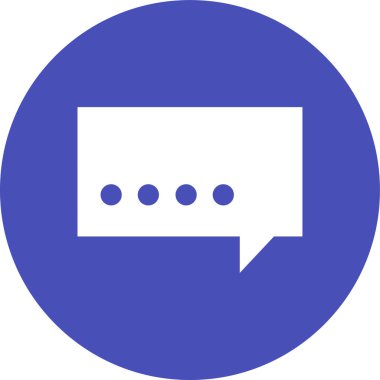 ileti ikonu vektör illüstrasyonu