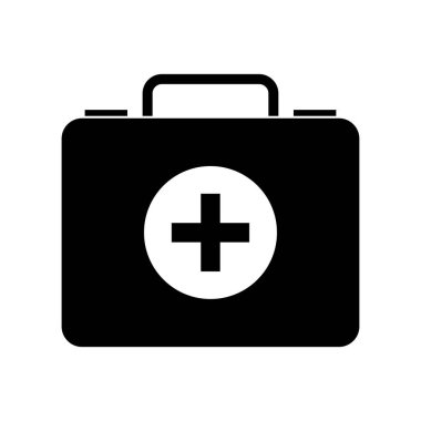 Beyaz arkaplanda ilk yardım simgesi