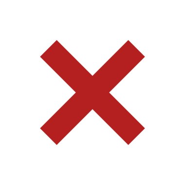 X Harfi Logo tasarım vektörü