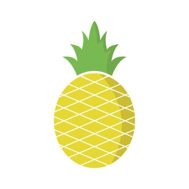 ananas ikonu vektör illüstrasyon tasarımı
