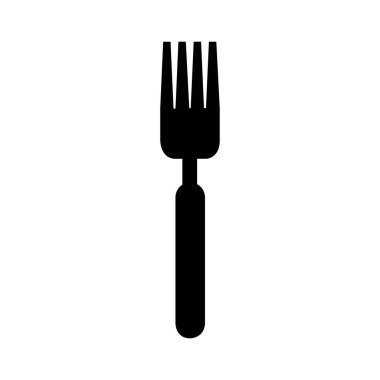 çatal simgesi vektör illüstrasyonu