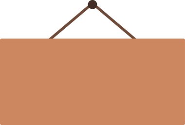 kahverengi boş işareti