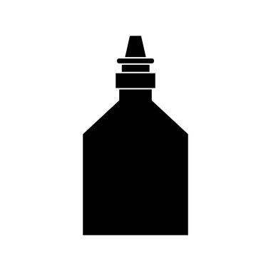 şişe simgesi vektörü beyaz arkaplanda izole edildi