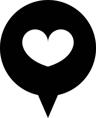 harita pin konumu simgesi ana hat biçiminde