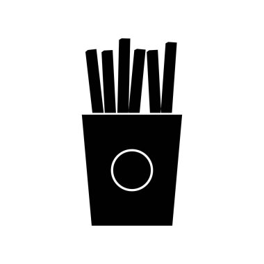 kızartma vektör düz simge