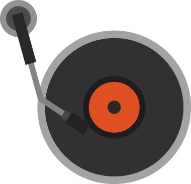 CD mi? Web simgesi basit illüstrasyon