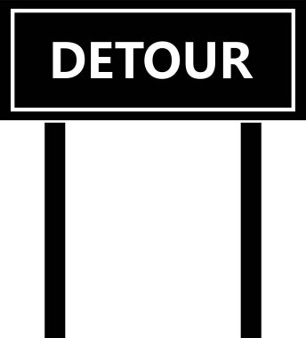 yol işareti vektör çizimi