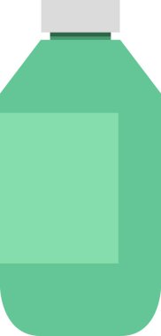 alkol şişesi simgesi düz stil