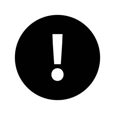 ünlem işareti vektör simgesi dekoru