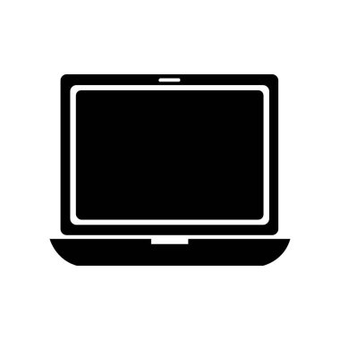 Dizüstü bilgisayar teknolojisi simge vektör çizim grafik tasarım