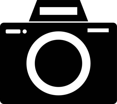 kamera fotoğrafçılık simgesi, vektör