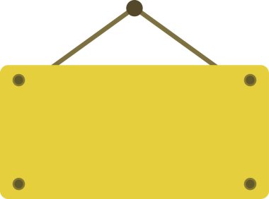 boş etiketli sarı boş fiyat etiketi