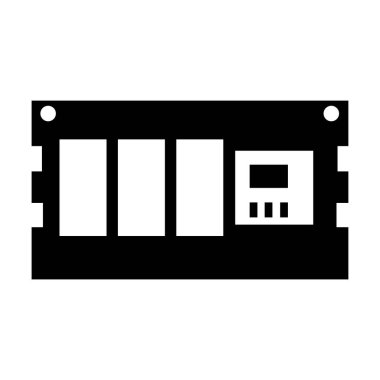 Modern oto tamir simgesinin vektör illüstrasyonu