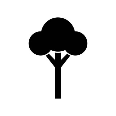 Şeffaf bir arkaplanda ağaç vektör çizimi. Birinci kalite semboller. Konsept ve grafik tasarımı için simgeler.