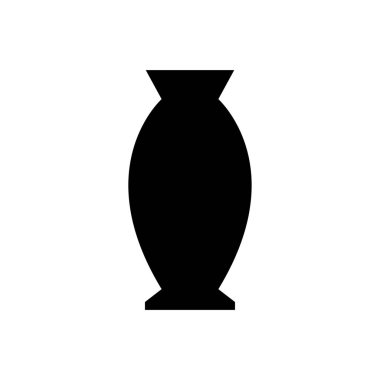 vazo simgesi, vektör illüstrasyonu