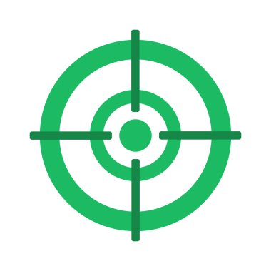 hedef simgesi. vektör illüstrasyonu