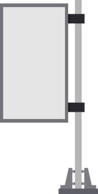 Boş ilan panosu, yazılı ilan panosu..