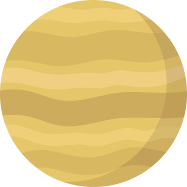 Bir gezegenin vektör çizimi