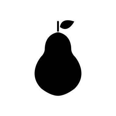 Web ve mobil uygulaması tasarımı, Apple logosu kavramı için beyaz arka plan üzerinde izole Apple simge vektör