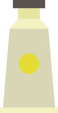 Parfüm şişesi ikonu. Web tasarımı için parfüm şişesi vektör simgesinin düz çizimi