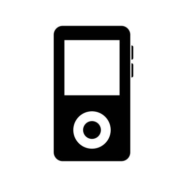 müzik vektörü düz simge