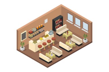 Mobilyaların modern mobilya ve yemek masasıyla iç dizayn kompozisyonu