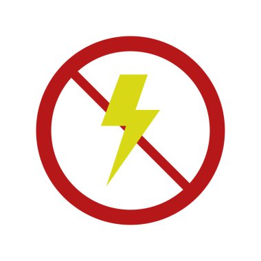 Moda stili izole edilmiş arkaplanda yıldırım simgesi