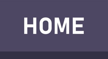 Gri arka planda ev sözü. vektör simgesi.