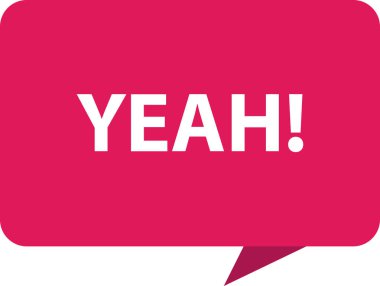 Konuşma balonu vektör çizimi