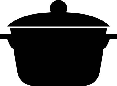 pot simgesi, illüstrasyon, beyaz arkaplan üzerindeki vektör