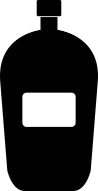 şişe simgesi vektör illüstrasyonu