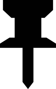 Katı biçimdeki yön ok yönü simgesi