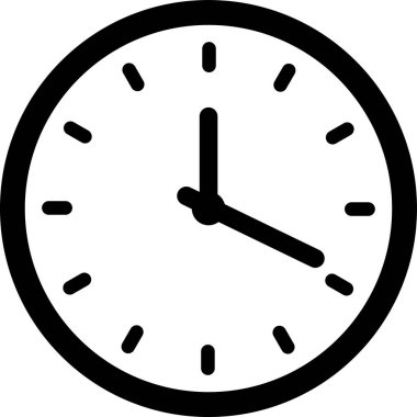 Saatin vektör illüstrasyonu