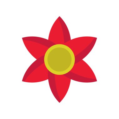 izole çiçek tasarımı, vektör illüstrasyonu