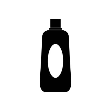 Şeffaf bir arka planda şişe vektör çizimi. Birinci kalite semboller. Konsept ve grafik tasarımı için simgeler.