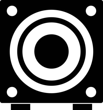 Kamera. Web simgesi basit illüstrasyon