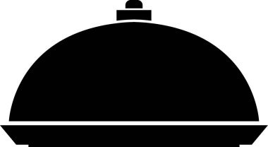 Siyah bir simgenin vektör illüstrasyonu