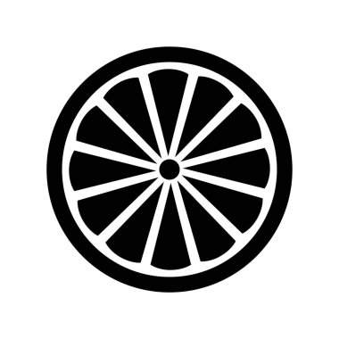 limon simgesi vektörü beyaz arkaplanda izole edildi, limon şeffaf işareti, siyah sembol, düz stil doğrusal logo tasarımı, taslak biçimi